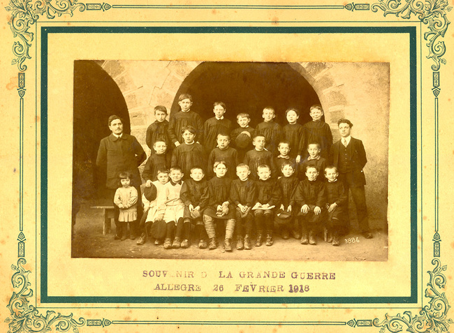 62 - Ecole publique en 1918 (le 26 février)