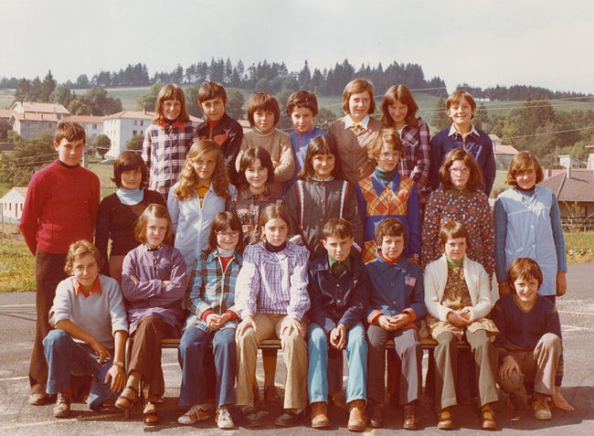 64 - Au collège du Mont Bar en 1976-1977