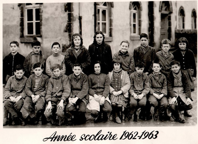 73-1962-63 La classe de 6ème du collège en 1962-63